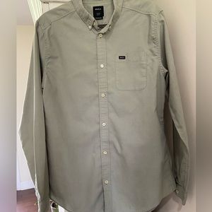 RVCA Button-Down Long Sleeve Shirt